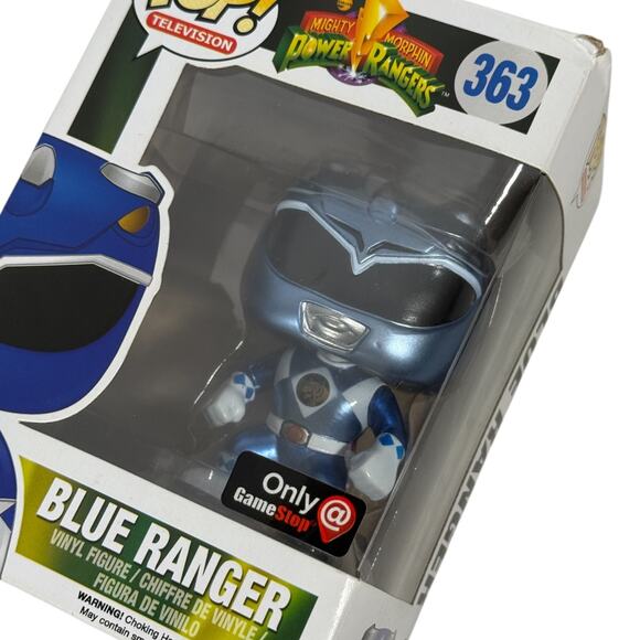 Funko Pop Unopened Blue Ranger 363 Mighty Morphin' Power Rangers Exclusive - Picture 10 of 11